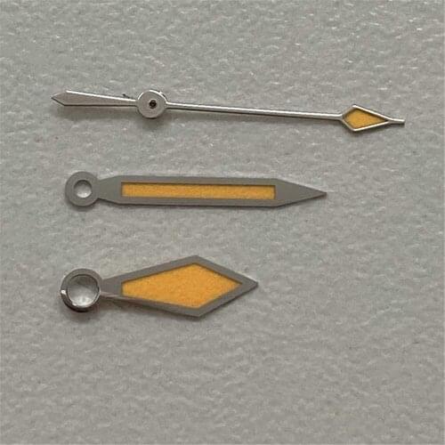 Wrist Watch Hands Luminous Wristwatch Orange Pointer Accessories for NH35 NH36 Watch Movement Accessories