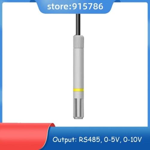 RS485 small temperature and humidity sensor 0-10V 0-5V temperature sensor DIP temperature and humidity transmitter 9-30VDC