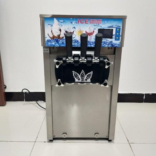 High-quality Business Ice Cream Machine With Three Colors Desktop Yogurt Ice Cream Machine