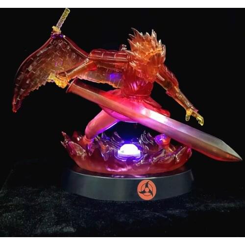 Japan Anime GK Susanoo Tempestuous God of Valour Can Emit Light Red PVC Figure Figurine Collectible Model Statue New With Box