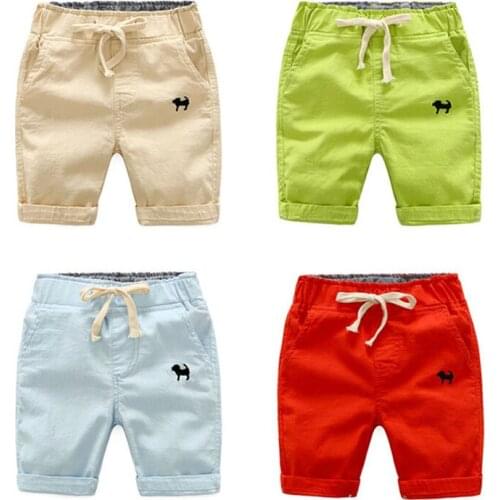 Factory sales 2020 boys girls casual shorts summer five points pants toddler clothes children clothing wholesale Embroidery dog