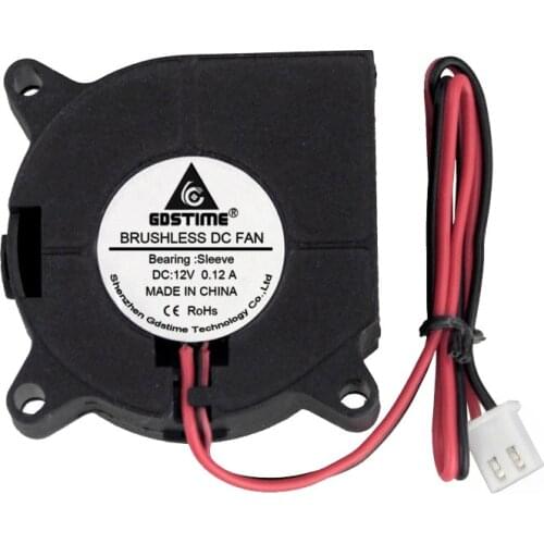 2PCS Gdstime 12v 40mm x 20mm 40x20mm 4020S DC Small Brushless Exhaust Blower Cooling Fan 4cm