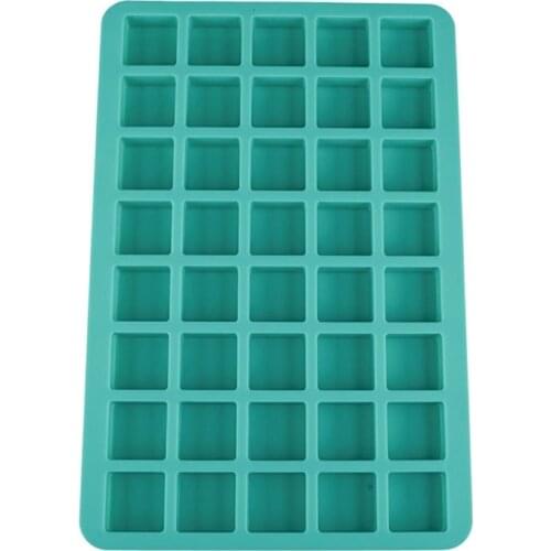 40-Cavity Square Baking Silicone Mold Dessert Pastry Mold Cake Decorating Soap