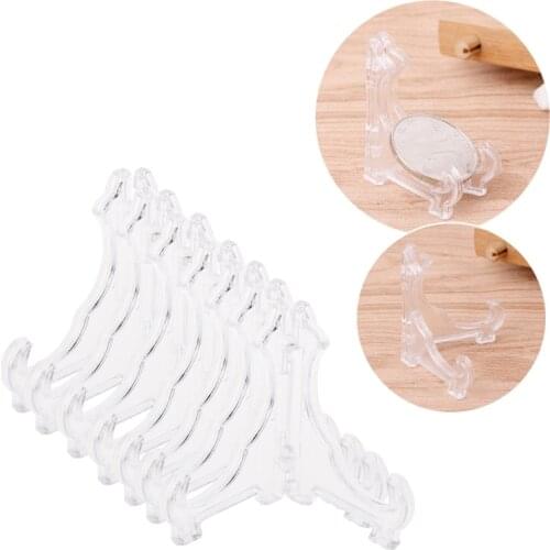 42mm Plastic Display Stand Easel Coin Medal Token Badge Holder Collection Shelf