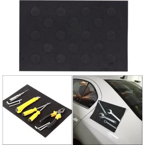 Car Repair Accessories Magnetic Pad Storage Mat Holds Repair Tool Black