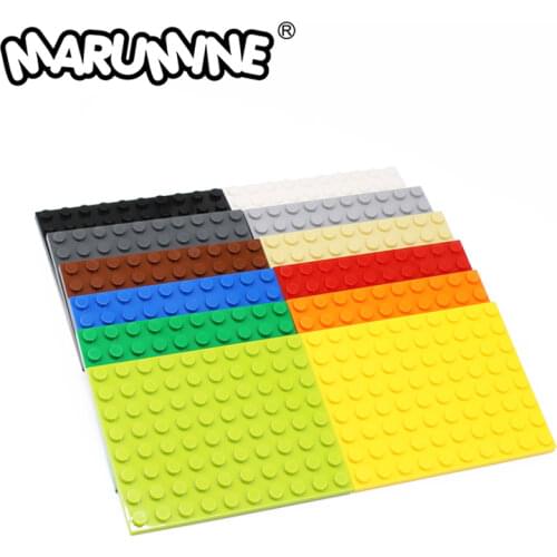 MARUMINE Base Plate 8x10 Dots Building Block Plate Base Creator MOC Classic MOC Bricks Construction Educational Children Toys