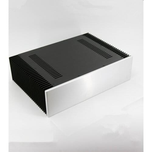 BZ4312D Cooling all-aluminum power amplifier chassis on both sides / Large Class A Amplifier Case Audio Amp Box 430MM*120MM*310M