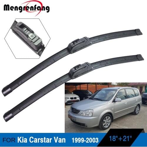 For Kia Carstar Van Car Accessories Front Windscreen Wiper Blades Soft Rubber Wiper 1999 2000 2001 2002 2003