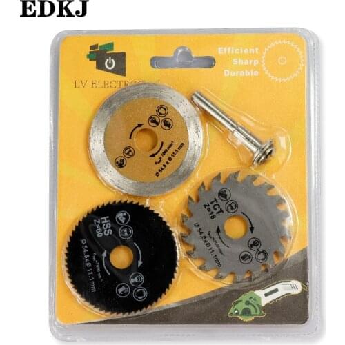 EDKJ Out diameter 54.8 mm High Quality Mini Circular Saw Blade Wood Cutting Blade