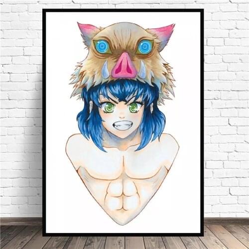 HD Print Wall Art Pig Boy Curse Level Anime Canvas Paintings Sexy Cute Modular Posters Frame Picture Home Decor For Living Room
