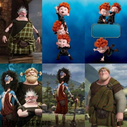 Disney Brave Legend Canvas Painting Anime Movies Wall Art Posters and Prints Room Decor Pictures Wall Decor Home Decoration