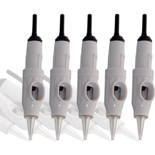 Cartridge Needles Tattoo Kit 100Pcs 1RL Permanent Makeup Eyebrow Lip Liner Sterilized Disposable Needles for Tattoo Machine Pen