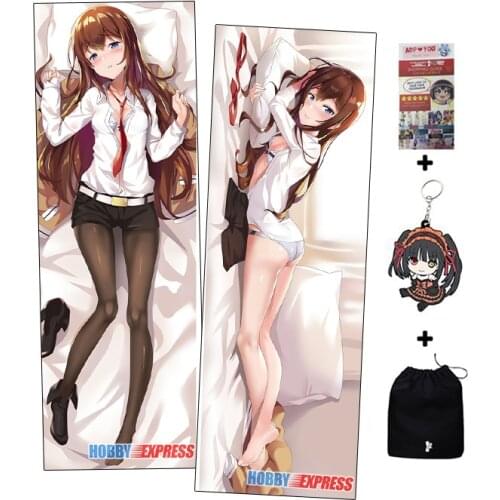 Hobby Express Dakimakura Japanese Otaku Waifu Hugging Body Pillow Cover Steins Gate Kurisu Makise ADP86065