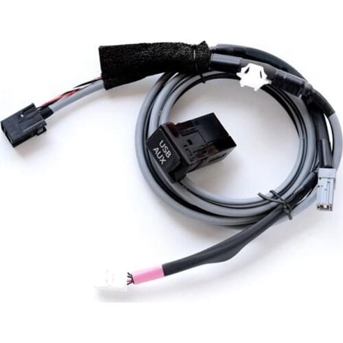 OEM USB AUX Cable Adapter Interface for Toyota Corolla Camry Highlander Marx X RAV4 Prius Verso