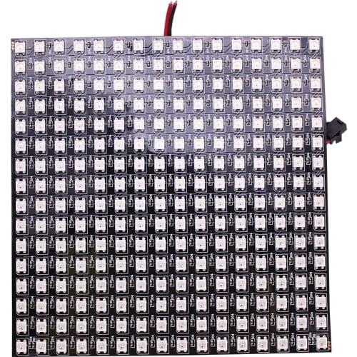 P10mm 16*16 pixels 256leds flexible mini led matrix ws2812 WS2812b