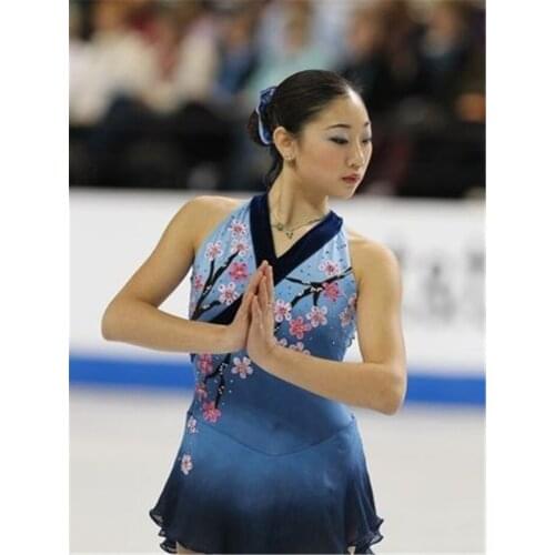 Adult Custom Figure Skating Dresses Graceful New Brand Women Ice Skating Dresses For Competition DR3869