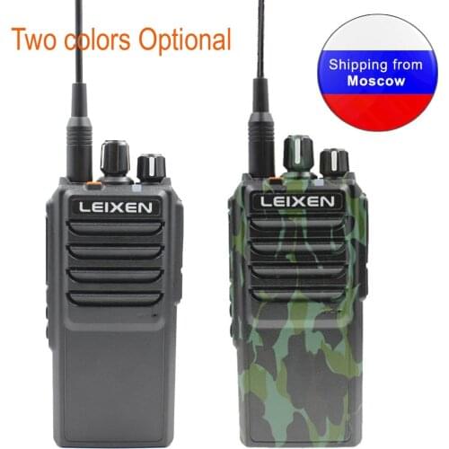 Long distance Two way Radio LEIXEN NOTE High power 20W camouflage UHF 400-480MHz 4000mAh Ham Radio