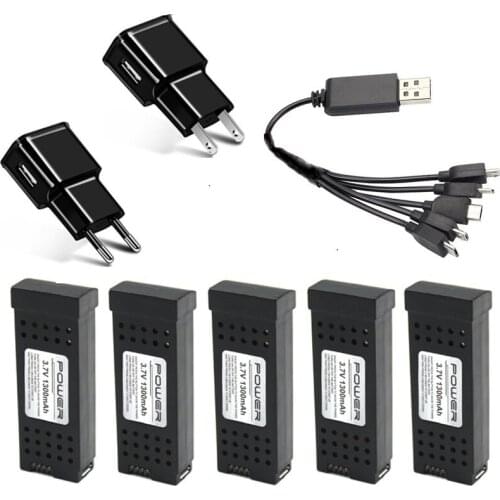 SG706 GPS Drone 3.7V 1300mAh Lipo Batteryand Charger For SG706 rc Helicopter Spare Parts Accessories Lithium Battery