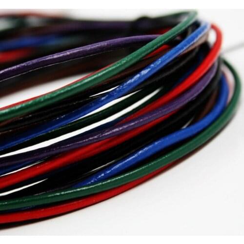 1m/pack 1mm Genuine Leather Cord Beading String Jewelry Findings For Jewelry Bracelet Necklace Making DIY
