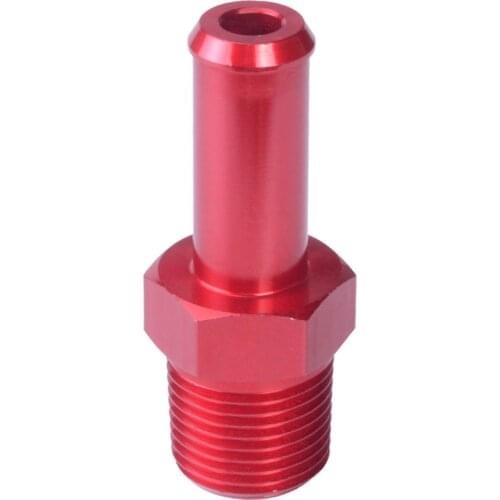 SPEEDWOW AN12 HOSE FITTING 3/4" NPT MALE STRAIGHT TO 3/4" ALUMINUM HOSE BARB NIPPLE FITTING ADAPTER 2 COLORS