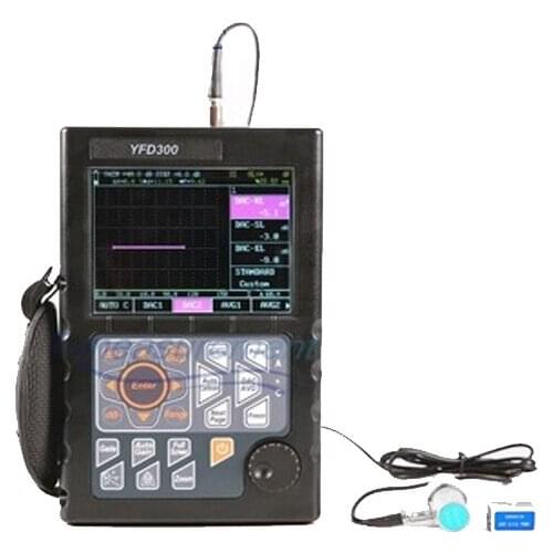 YFD300 NDT Ultrasonic Flaw Detector / Weld Ultrasonic testing steel equipment Ultrasonic Flaw Detector Suppliers