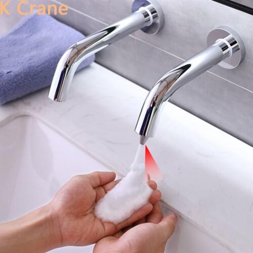 Smart Automatic Soap Dispenser Bathroom Wall Mount Infrared Motion Sensor Dispensor Hotel Basin Sink Touchless Foam Dispensador