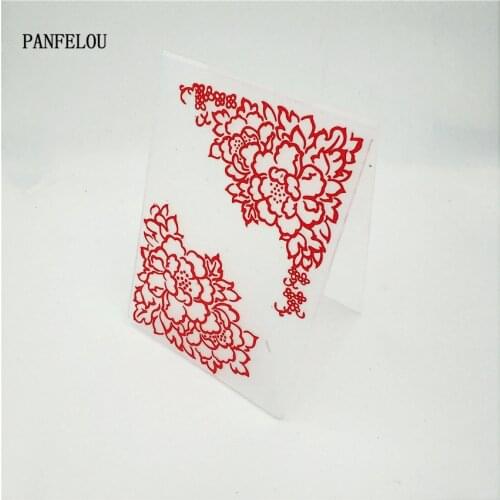 HOT plastic frame craft card making paper card album wedding decoration clip Embossing folders