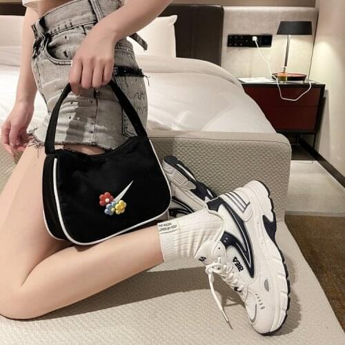 INS Trendy 2021 New Casual Sneakers Platform Mesh Surface Breathable Womens Running Shoes