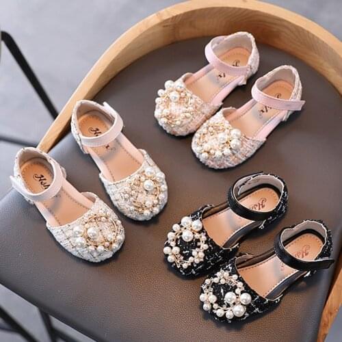 2021 Spring Summer Girls Shoes Plaid Costume Tweed Mary Janes Shoes Rivets Plush Warm Single Shoes Fluffy Kids Shoes Baby Child