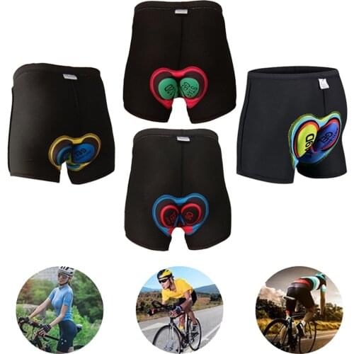 Women Men Gel 3D Padded Cycling Underwear Bicycle Underpants Lightweight Bike Shorts Pants Motorcycle Riding Shorts Pants Jersey