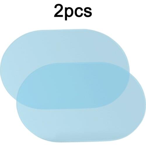 1 Pair High Quality Car Anti Fog Rainproof Rearview Mirror Window Protective Film 100x140mm Universal
