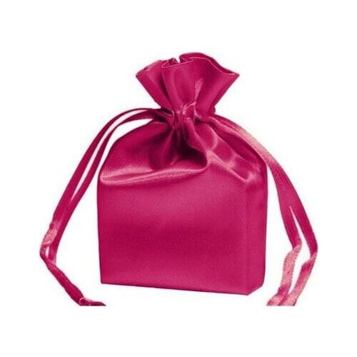 100pcs CBRL small Satin drawstring pouches Satin jewelry pouches Satin gift pouches bags custom logo necklace bag gift bag