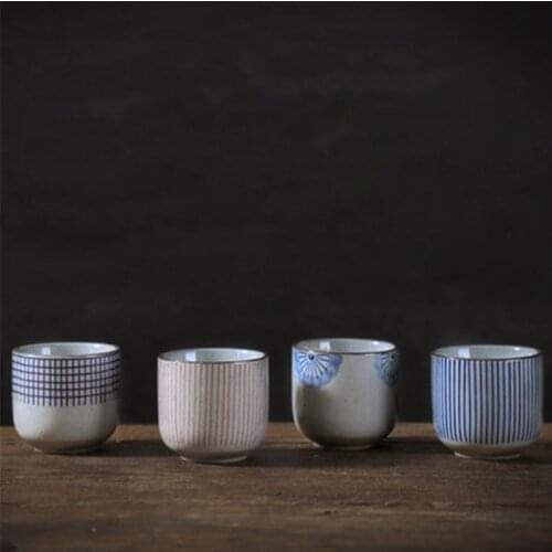 200ml Japanese Ceramic Tea Cup Hand-painted Kung Fu Tea Cup Japanese Cuisine Tableware Water Cup Coffee Cup