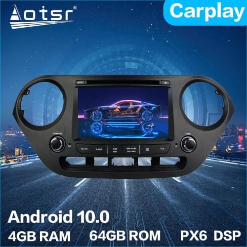 For Hyundai i10 2013 - 2018 Android Car Multimedia DVD Newest 10.0 4G 64GB PX6 Auto GPS Navigation Stereo Vide radio DSP Carplay