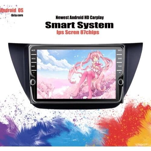 Android 10 Car Radio Stereo Multimedia PC Tablet For MITSUBISHI LANCER IX 2006-2010 GPS Navigation Audio Video DVD Player BT RDS