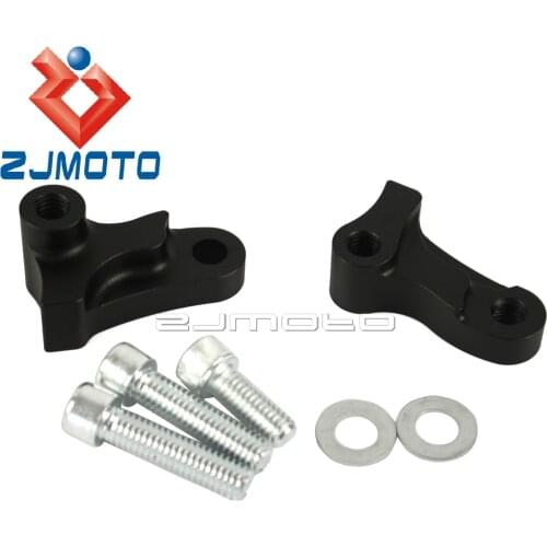 Black 1.75" Motorcycle Rear Drop Lowering Kit For Harley Dyna FXD Super Glide Wide Glide Street Bob Fat Bob Low Rider 2006-2017