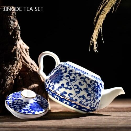 Фарфоровые заварочные чайники JINGDE TEA SET China At AliExpress