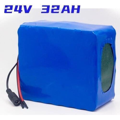 7S5P 24v 32Ah26Ah Battery Pack 250w 29.4V 32000mAh Lithium-Ion Battery Suitable For Wheelchair Motor Power Electric Bicycle BMS