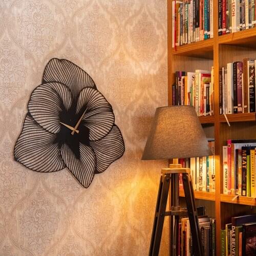 METAL DUVAR SAATİ LÜKS ŞIK MODERN DEKORATİF 70 x 70