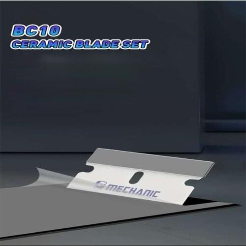 MECHANIC BC10 High Sharp Insulation Ceramic Blade Set for Cutting Polarizer and Remove OCA Glue on Screen Repair Phone Tools