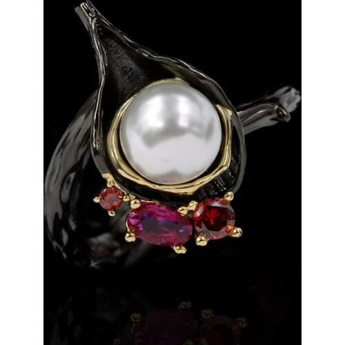 New design inlaid square crystal gourd shape pearl necklace Turkish style light luxury ladies attending banquet jewelry