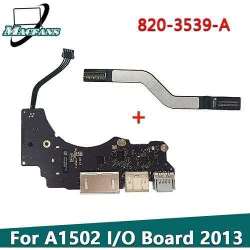 Tested Original A1502 I/O Board USB 2013 2014 820-3539-A MacBook Pro Retina 13.3 " A1502 DC Power Jack With Cable