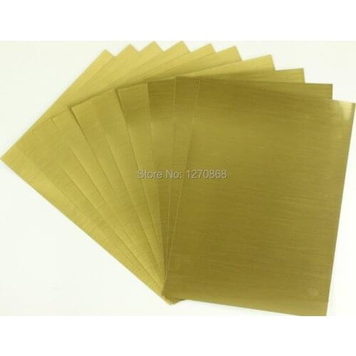 A4 self-adhesive matte gold film 50 pieces with low price