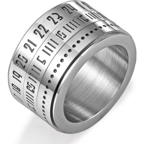 Shenzhihua Silver Rings For Men