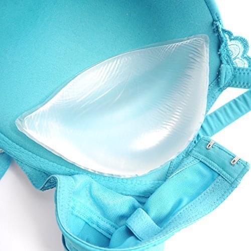 Push Up Silicone Triangle Bikini Swimsuit Bra Insert Pads Bra Pads Pasties Invisable Breast Enhancer Lingerie Dropship