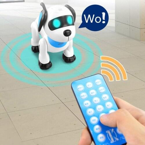 Remote Control Dog RC Robotic Stunt Puppy Voice Control Toys Electronic Pet Dancing Programmable Robot with Sound