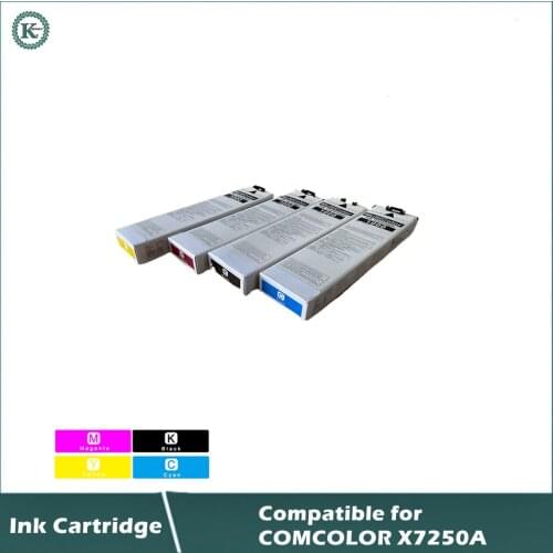 COMPATIBLE ink cartridge Riso-X7250A for Inkjet Printer Riso comcolor X7250A 1000ml K C M Y color One Set