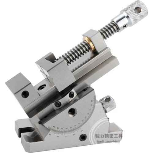 2/3/4 inch universal precision vise 360 degree rotation adjustable angle sine tilting pliers grinder manual