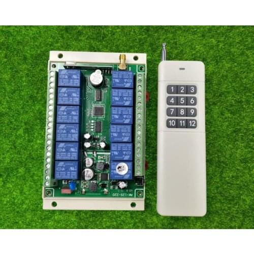 Universal DC 12V 10A 12V 24V channel RF Wireless Remote Control switch lighting power switch 433mhz / 315mhz