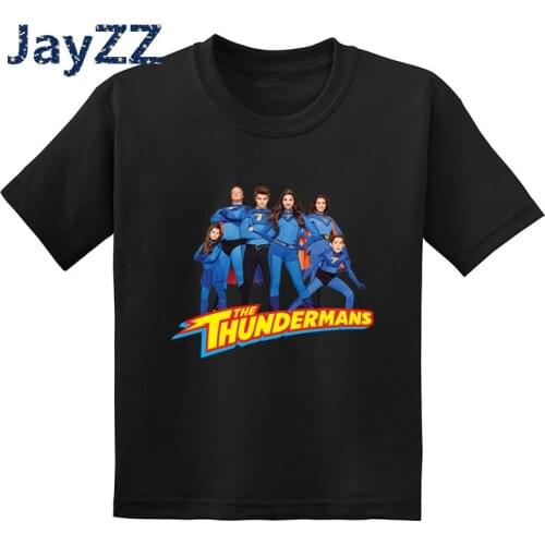 The Thundermans TV Shows Funny Kids T Shirt Fashion Children Clothes Baby Girls & Boys Summer Short Sleeve T-Shirt,GKT5403